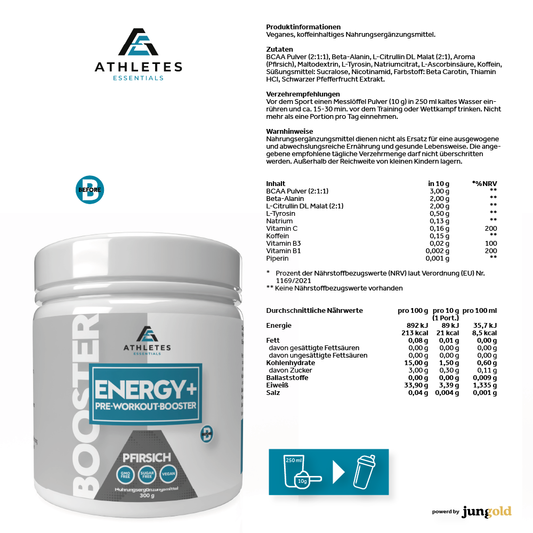 ENERGY+ Pre-Workout-Booster